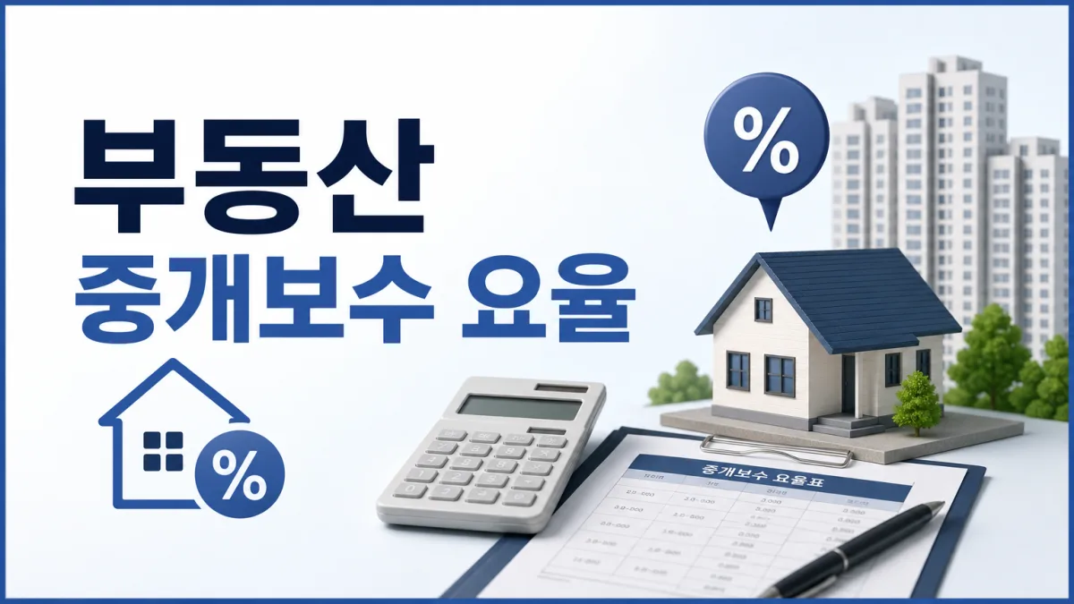 부동산 중개보수 상한요율표